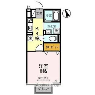 サンローズ A棟【2階】の間取り