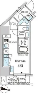 バウスフラッツ品川キャナルサイド【4階】の間取り