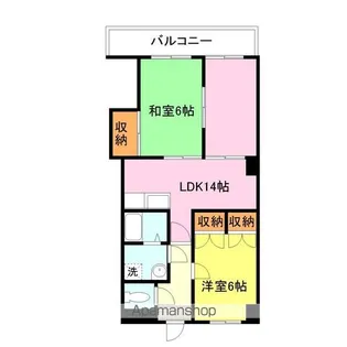 第2トマトビル【4階】の間取り