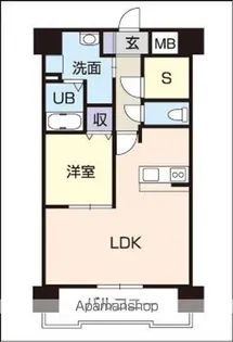モンテルーチェ千舟町【503号室】の間取り
