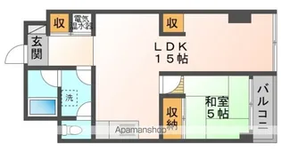 ダイヤコーポ東雲【308号室号室】の間取り