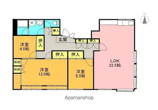 キャピタルプラザ【3階号室】の間取り