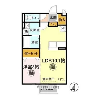 イル・セレーノ【1階】の間取り