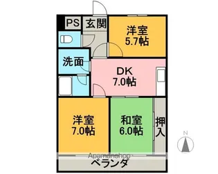 グリュックリヒ・ファミーリエ【303号室】の間取り