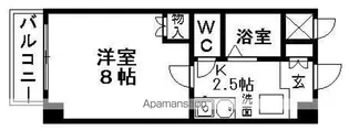 CROWNHILLS【3階】の間取り