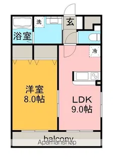 リシェール正保【2階】の間取り
