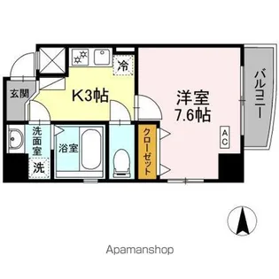 LEXCEED IZUMI【6階】の間取り