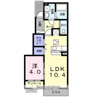 プランドール【1階】の間取り