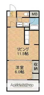 ALTENORTHTOWER(アルテノースタワー)【4階】の間取り