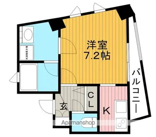 SHINKOU HOUSE HOTARUGAIKE【3階】の間取り
