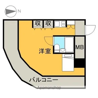 ラ・レジダンス・ド・シャトレーヌ【705号室】の間取り