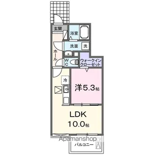 ティーア【1階】の間取り