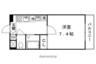 レイ上賀茂【203号室】の間取り