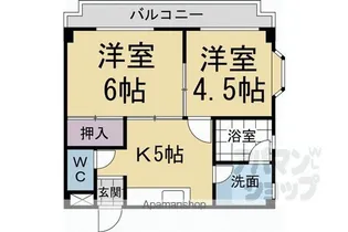 サンサーラ春嶺【101号室】の間取り
