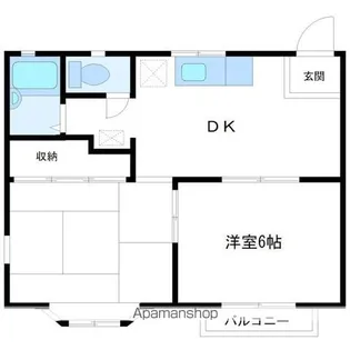 フローラ【201号室号室】の間取り