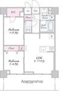 URBANLINK護国寺【1階】の間取り