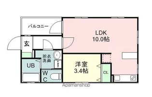 SOSO乙川【3階】の間取り