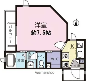 ブランマノワール【3階】の間取り