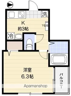 PRIVIA笹塚【2階】の間取り