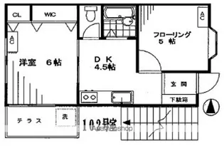 ハイツセキネ【1階】の間取り
