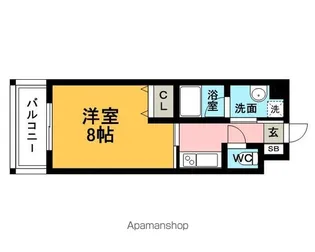 エムティースクエア吉塚駅前【7階】の間取り