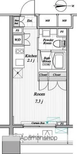 レジディア錦糸町Ⅱ【4階】の間取り