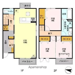 LEGAMEレガーメ【II号室】の間取り
