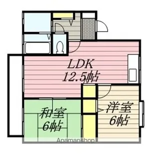 セジュールIMAMURA【105号室】の間取り