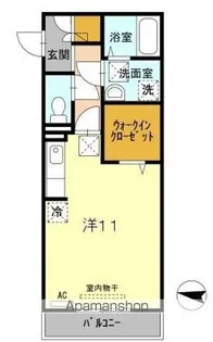 アンクレール【201号室】の間取り