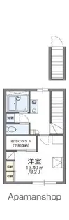レオパレスKANDA【2階】の間取り