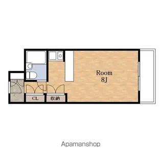 ユウパレス泉佐野中町【405号室】の間取り