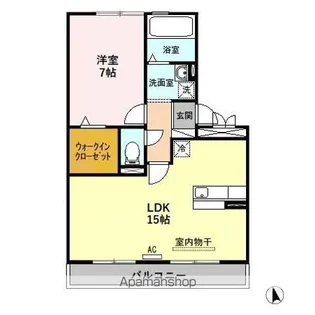 セレッソKT A【2階】の間取り