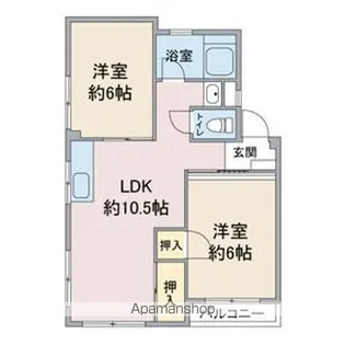 CHOU CHOU一社【3階】の間取り