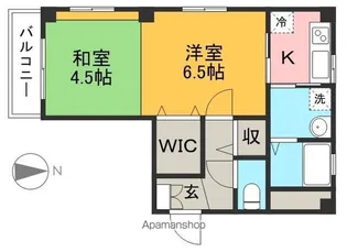 アヴニール【2階】の間取り