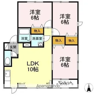ラフィーネ【1階】の間取り