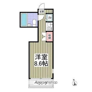 ペアハイツ世田谷【2階】の間取り