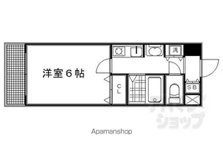 プレサンス京都御所東【404号室】の間取り