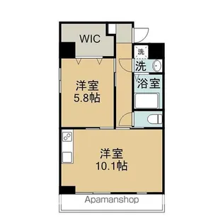 COPAL APARTMENT【6階】の間取り