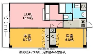 グレイスC.KⅡ【3階】の間取り