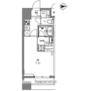 LA DOUCEUR秋葉原【5階】の間取り