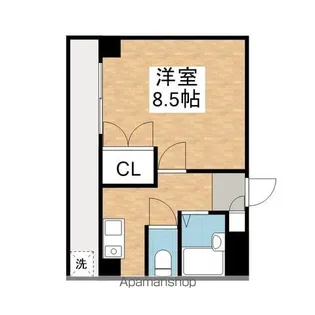 ロアール明日香【3階】の間取り