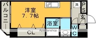 パレット駅西【6階】の間取り