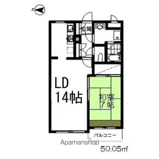 プレステップエーキューブ【4階】の間取り