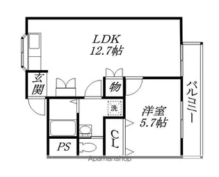 開花えれがんす【2階】の間取り