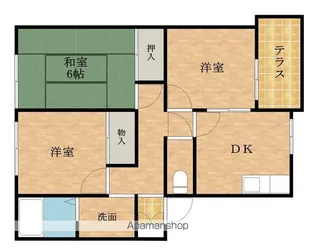 ロイヤルシャトー【202号室】の間取り