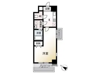KADOIE TSUJIDO(カドイエ ツジドウ)【306号室】の間取り