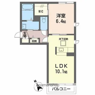 クオーレ光Ⅰ【1階】の間取り