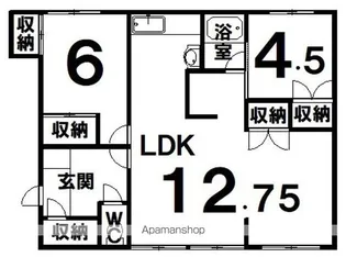 ハイツKIHIRU【E号室】の間取り