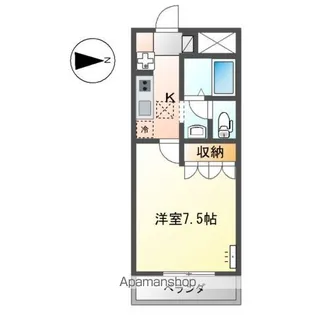 オレンジハウス・T【1階】の間取り