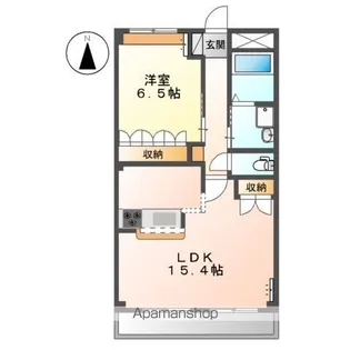 グリーンハイム【5階】の間取り